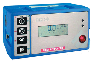 [44526GR] First Responder PPM, LEL, Volume, CO Rechargeable
